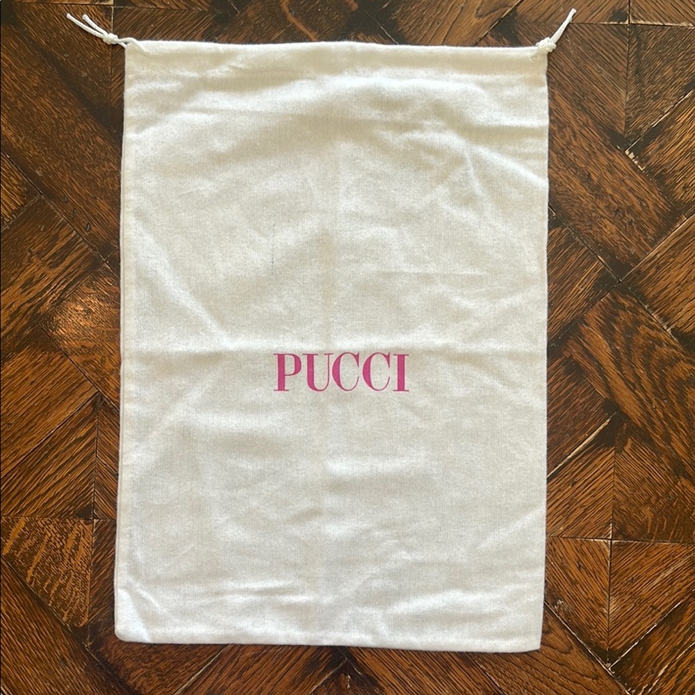 Pucci White Dust Bag